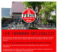 Tablet Screenshot of fahrrad-fehr.de